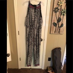 Print Halter Jumpsuit